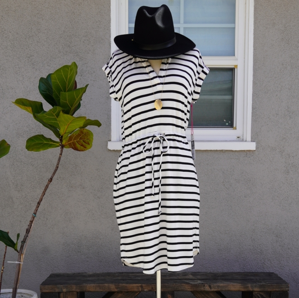 Black and white dress